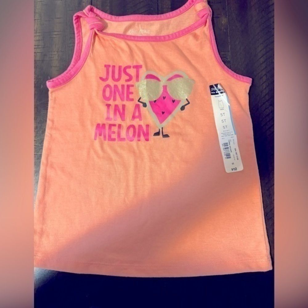 5/25 - Buy 5 for $25 Bundle of 2 Okie Dokie Toddler Girls Tops  - NWT - 5T